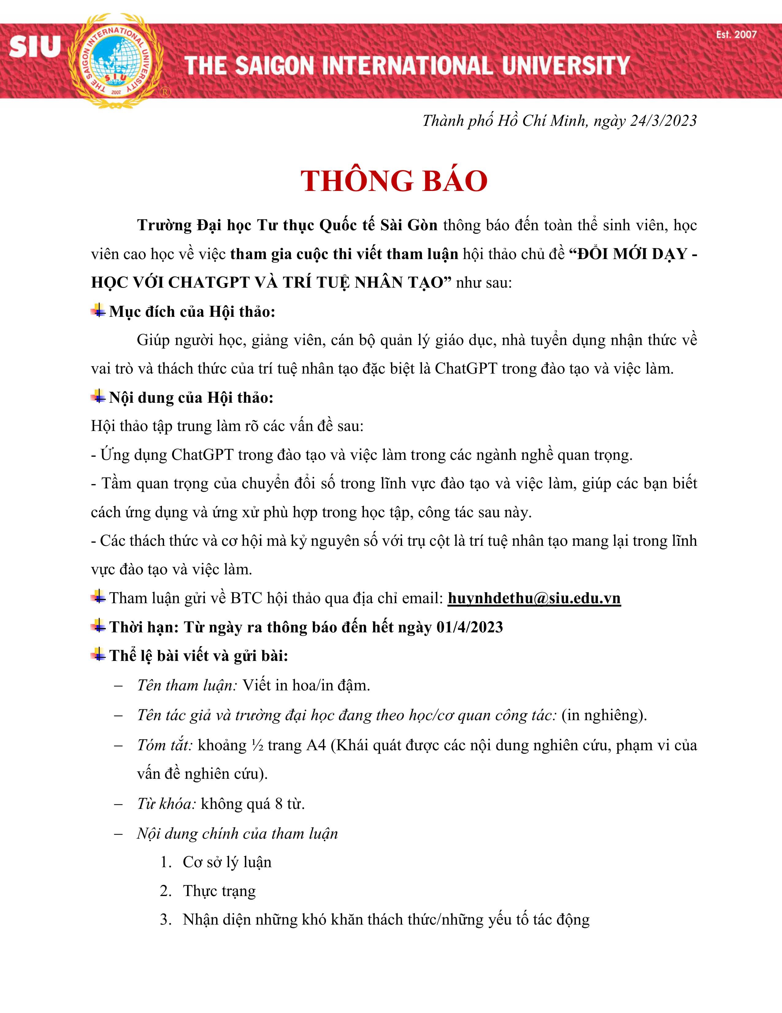 ĐỔI MỚI DẠY - HỌC VỚI CHATGPT VÀ TRÍ TUỆ NHÂN TẠO