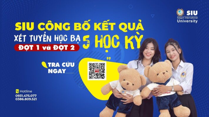 SIU công bố điểm chuẩn xét tuyển học bạ 05 học kỳ